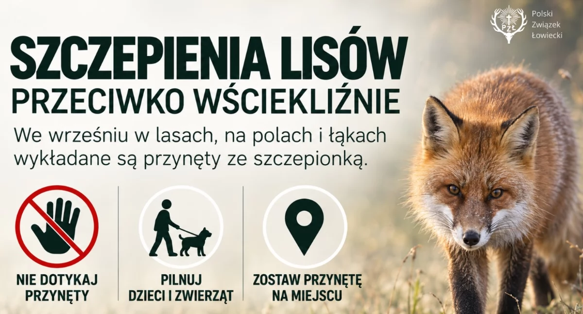 Przyroda, Szczepionki lisów lasach Myśliwi apelują dotykajmy przynęt - zdjęcie, fotografia