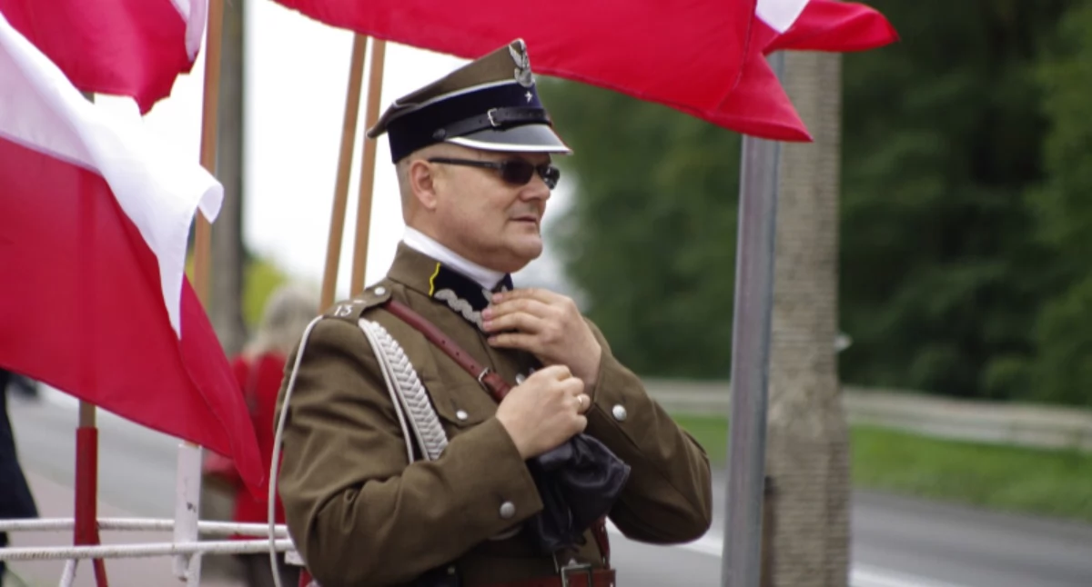 Społeczeństwo, Strażnik Pułtuskiej Pamięci sztab Leszek Topólski - zdjęcie, fotografia