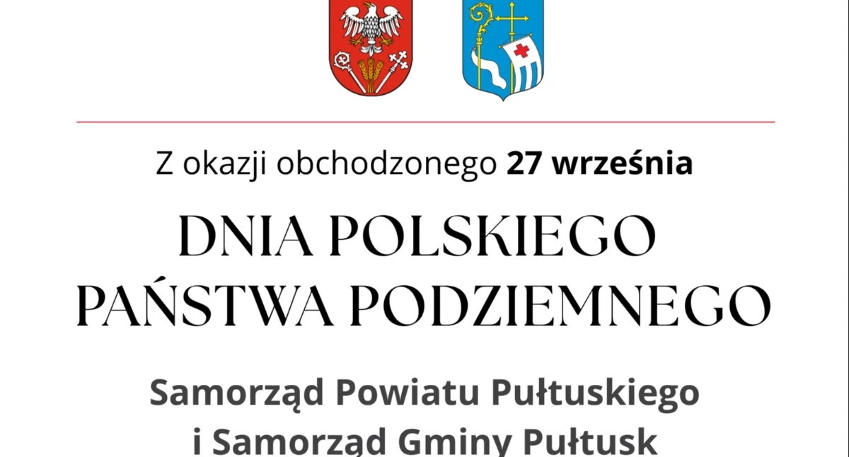 WIADOMOŚCI ZE STAROSTWA POWIATOWEGO, Zapraszamy obchody Polskiego Państwa Podziemnego - zdjęcie, fotografia