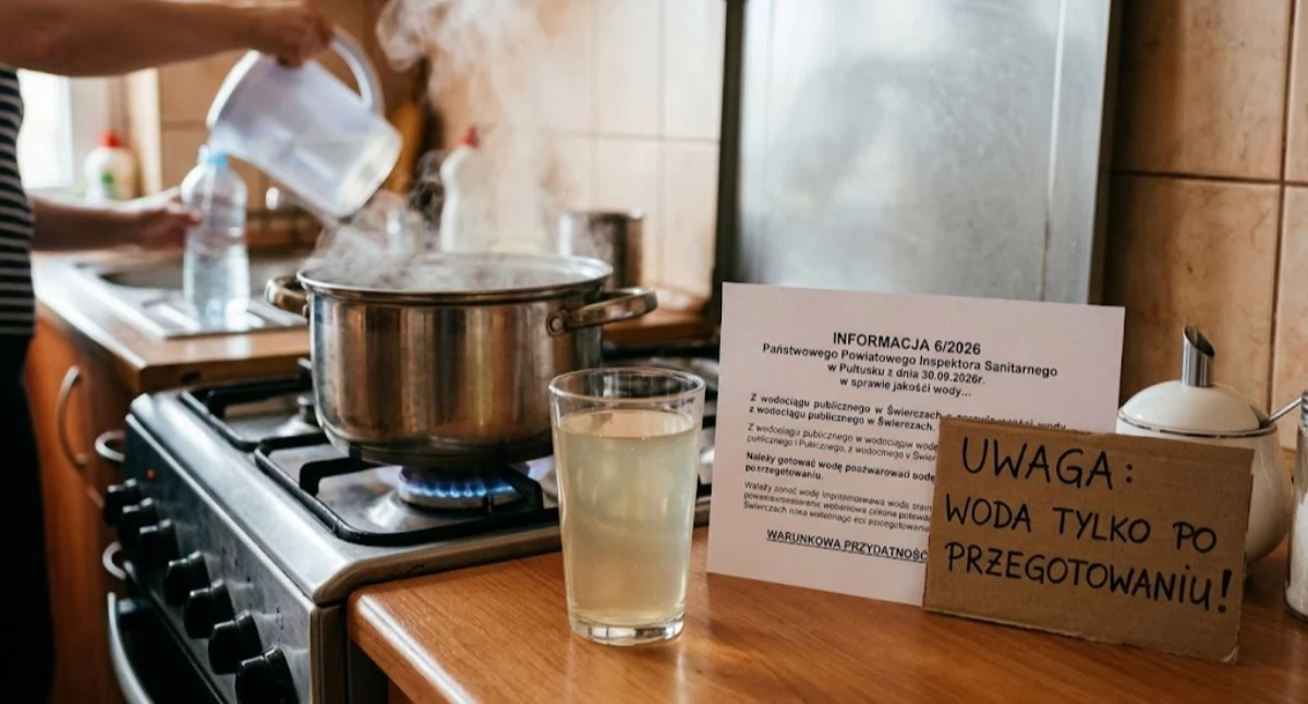 Bakterie z grupy coli w wodociągu! Woda w Świerczach zdatna do picia tylko po przegotowaniu