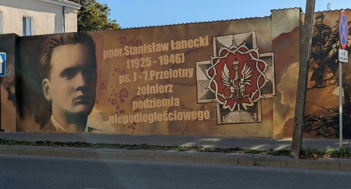 Nowy mural na murze dawnego pułtuskiego więzienia