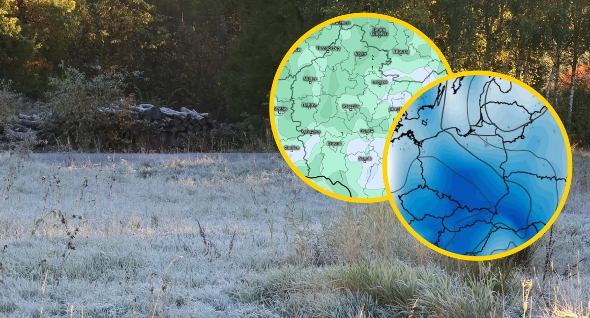 Pogoda, Zimny początek tygodnia Polsce Przymrozki spadki temperatury poniżej zera  - zdjęcie, fotografia