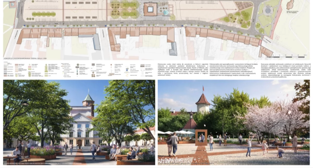 Nowy projekt rynku w Pułtusku wybrany. O ostatecznym wyglądzie zdecydują konsultacje społeczne z mieszkańcami