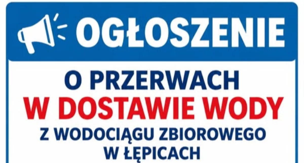 Komunikat, Planowane przerwy dostawie gminie Pokrzywnica Sprawdź szczegóły - zdjęcie, fotografia