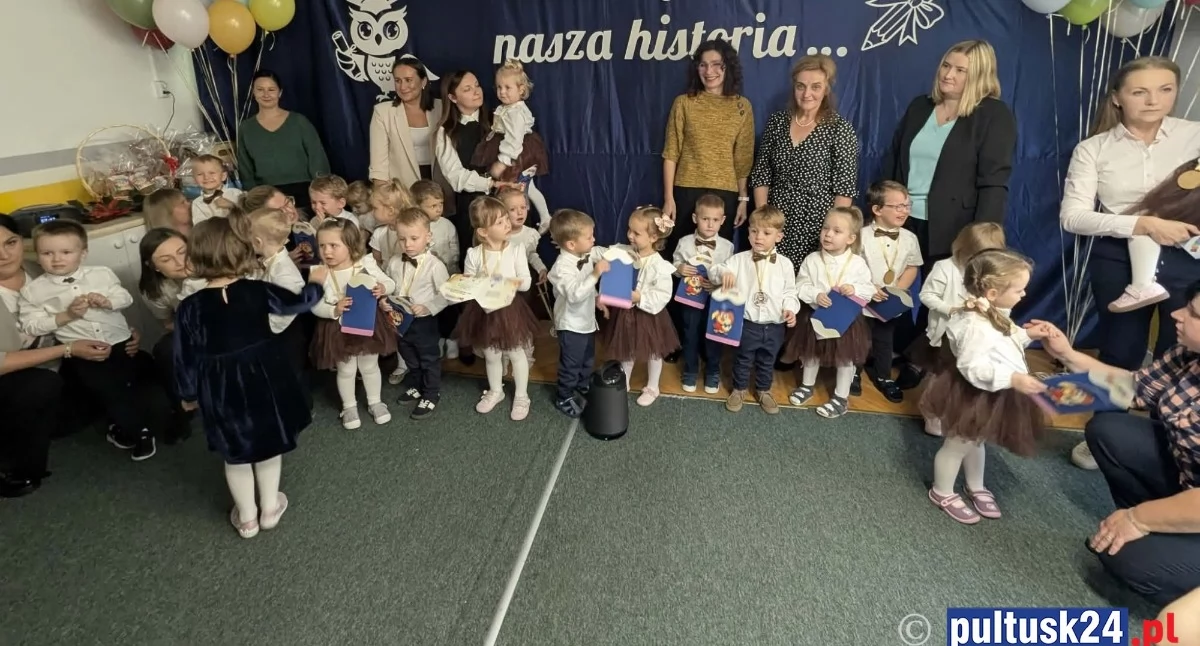 Edukacja, zaczyna nasza historia Sówki Przedszkola Miejskiego ślubowały! - zdjęcie, fotografia