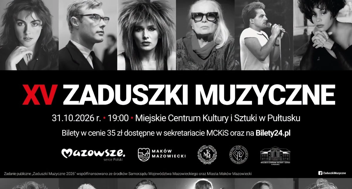Koncerty, Muzyczny hołd legend Zaduszki Muzyczne dokładnie tydzień pułtuskim MCKiS - zdjęcie, fotografia