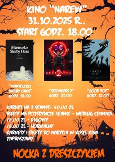 NOCKA Z DRESZCZYKIEM Kino Narew  Pułtusk 2025-10-31
