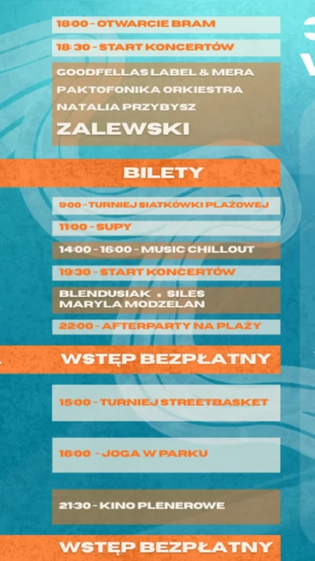 4 lipca Wyszków płynie muzyką i dobrą energią. Plaża Miejska nad Bugiem zaprasza na wyjątkowy dzień Bug Nature Festival 2026