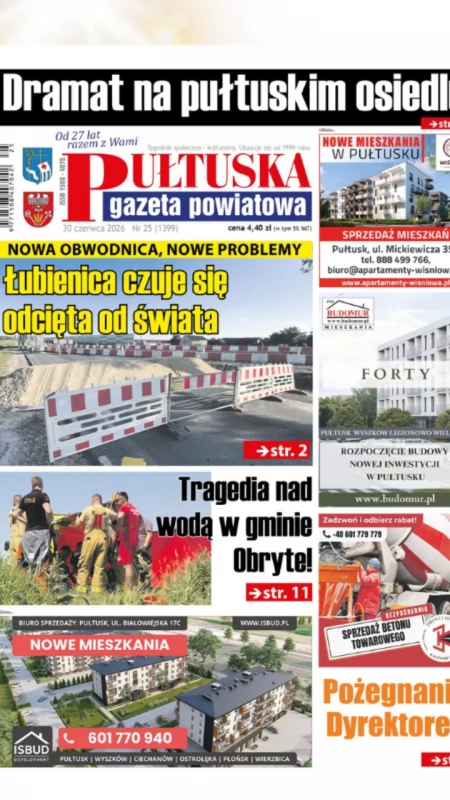 W 35. numerze Pułtuskiej Gazety Powiatowej