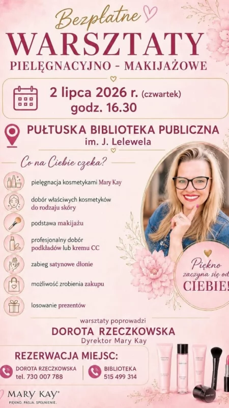 Jedyne takie wydarzenie w mieście! Zapraszamy na bezpłatne warsztaty piękna!