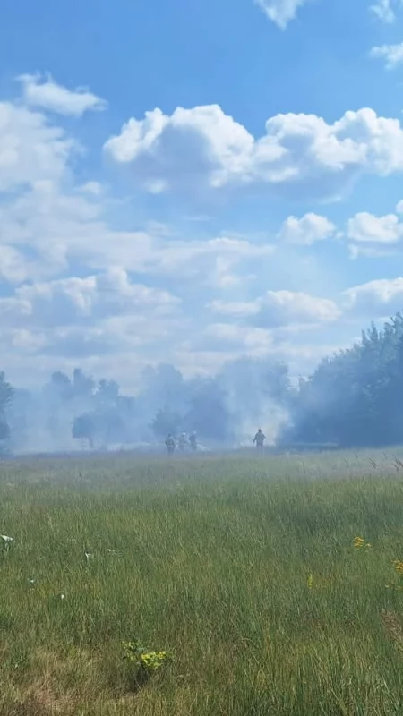 Pożar w Szygówku – strażacy walczą z ogniem