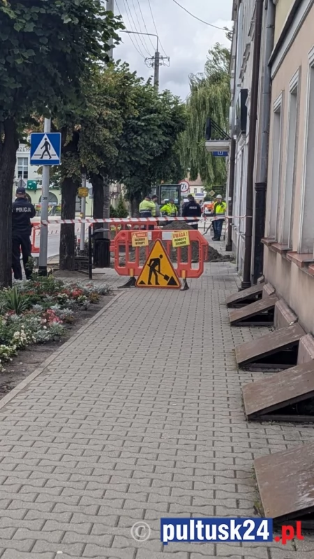 Niewybuch w centrum Pułtuska! Mieszkańcy budynku będą ewakuowani!