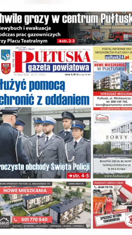 W 27 numerze numerze Pułtuskiej Gazety Powiatowej