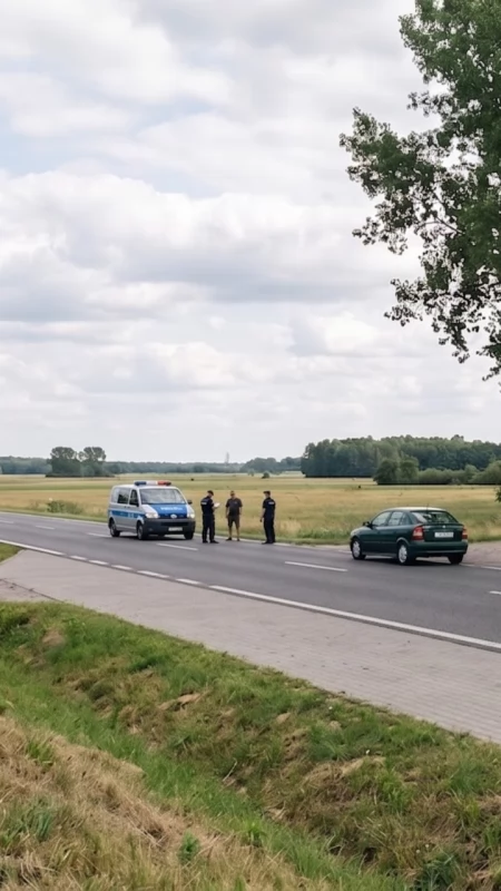 Jeden skończył w rowie, drugi miał w Oplu amfetaminę