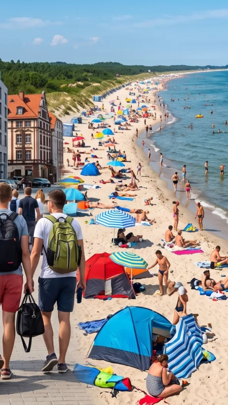 GUS ujawnia wakacyjne wybory turystów. Województwo mazowieckie przyciągnęło najwięcej turystów, a najwięcej noclegów spędziliśmy na wybrzeżu
