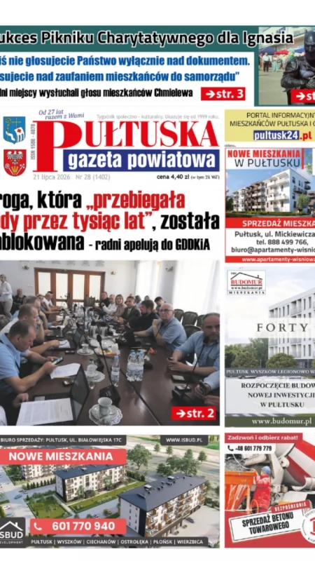 W 28 numerze Pułtuskiej Gazety Powiatowej
