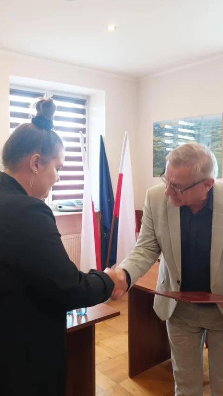  Nowa Kierownik Gminnego Klubu Dziecięcego w Gzowie. Akt powołania wręczony