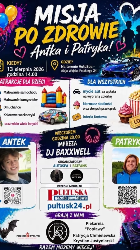 Nadal trwa zbiórka pieniędzy na leczenie Antka i Patryka!
