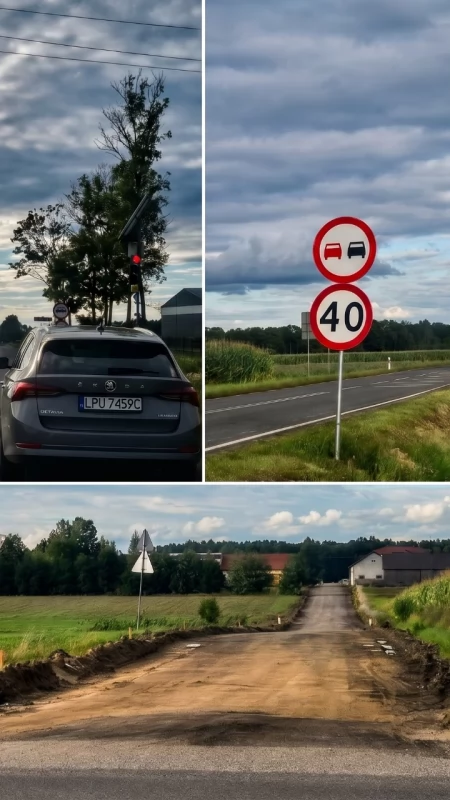 Gładczyn w remoncie: Drogowa rewolucja na trasie wyszkowskiej już trwa