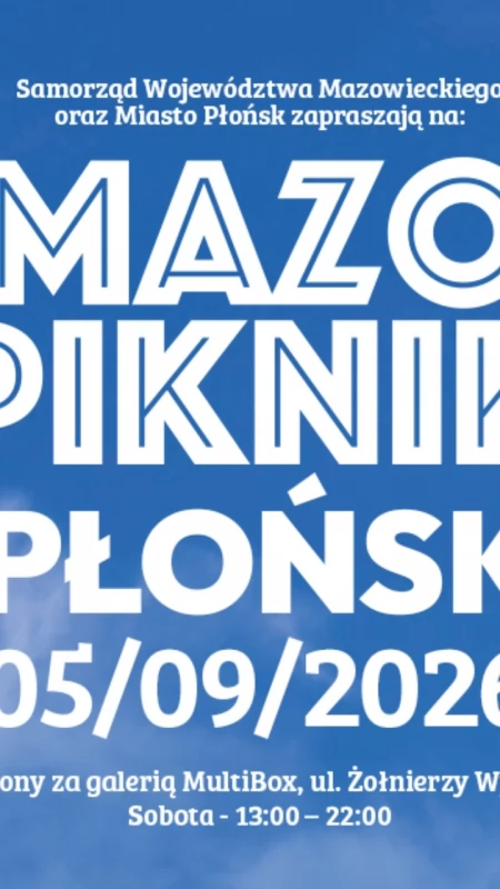 Już 5 września MAZOpiknik w Płońsku!