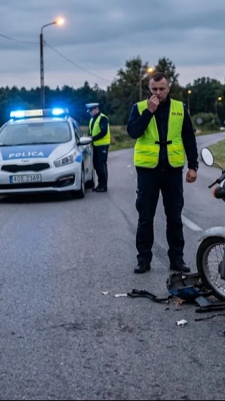 Pijany, bez kasku, uprawnień, z podrobionymi tablicami... O losie 15-latka zdecyduje sąd