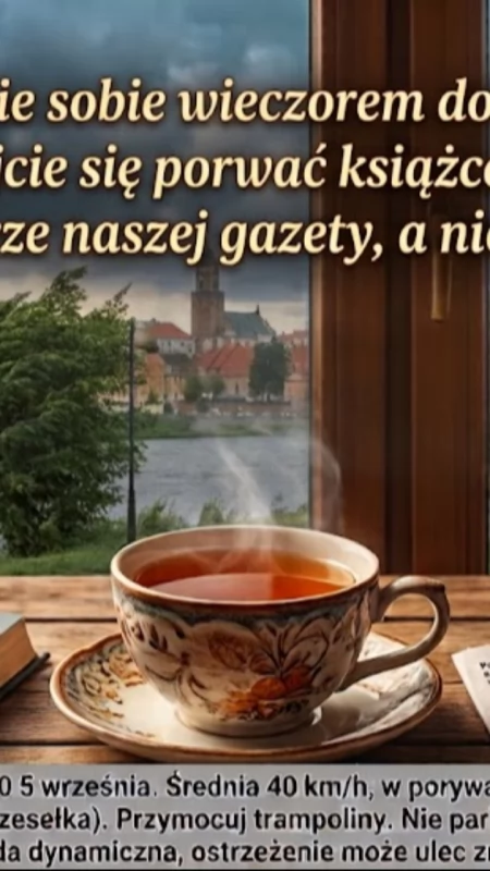 Dajcie się porwać książce, filmowi, lekturze naszej gazety, a nie wiatrowi...