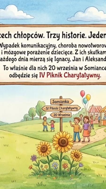 Trzech chłopców. Trzy historie. Jeden cel!