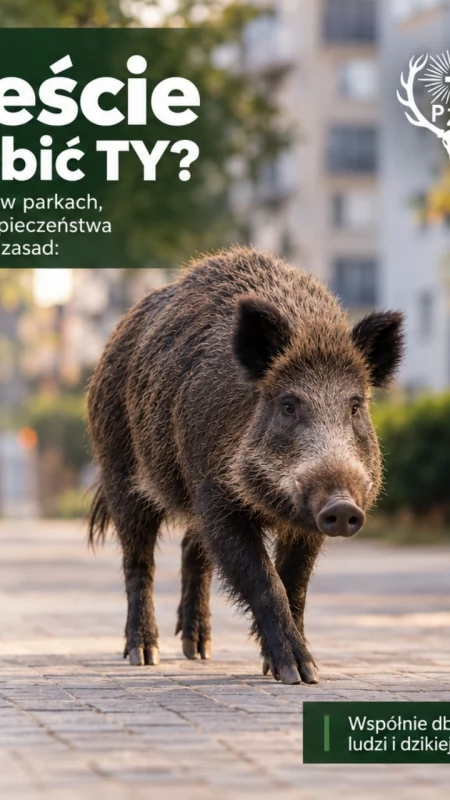 Kolizja z naturą. Dlaczego dziki coraz częściej zatrzymują ruch w miastach