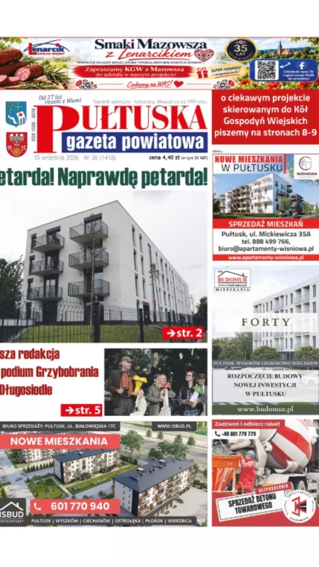 W 36 numerze Pułtuskiej Gazety Powiatowej