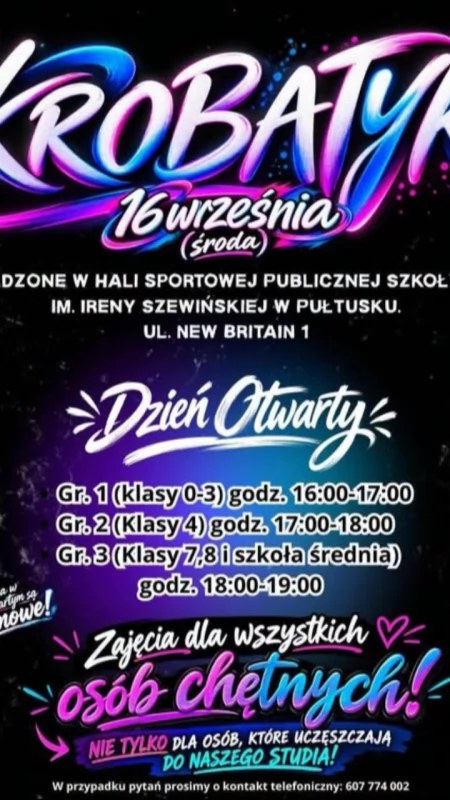 Akrobatyka w Pułtusku!