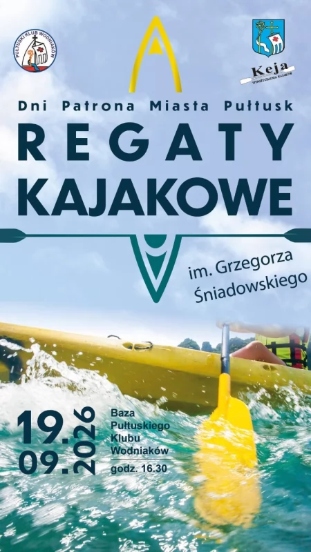 Regaty Kajakowe już w najbliższą sobotę. Do zdobycia bardzo atrakcyjne nagrody!