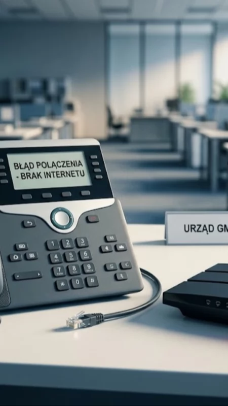 Gmina Obryte odcięta od sieci. Utrudnienia telefoniczne w urzędzie