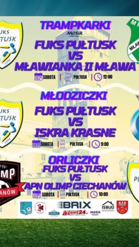 Maraton na własnym boisku i niedzielny wyjazd. Gra FUKS Pułtusk!