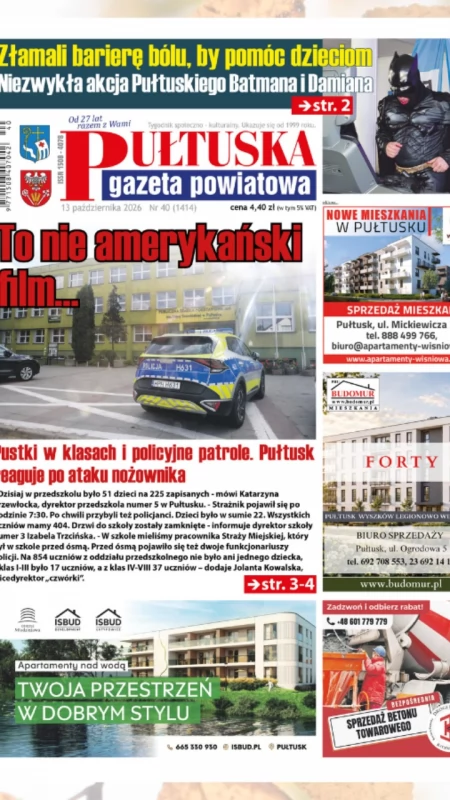 w 40 numerze Pułtuskiej Gazety Powiatowej