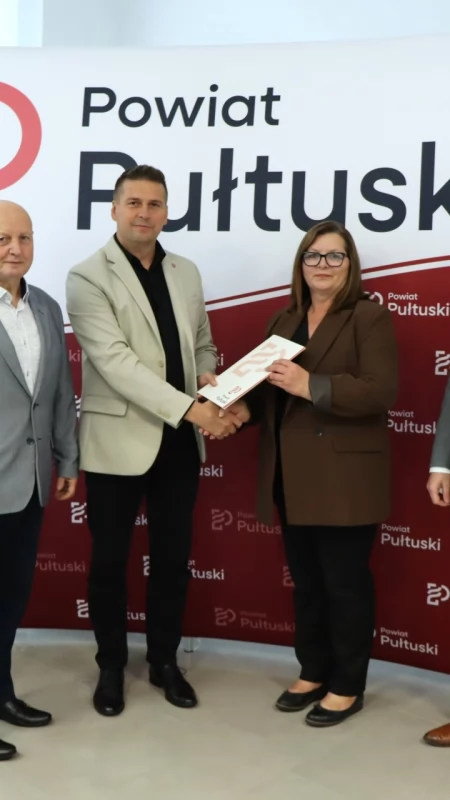 Podpisanie umowy na zadanie pn. Budowa mostu wraz z przebudową drogi powiatowej nr 1821W w miejscowości Winnica