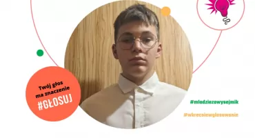 Mateusz Gralewski, uczeń pułtuskiego liceum kandydatem do  Młodzieżowego Sejmiku Województwa Mazowieckiego