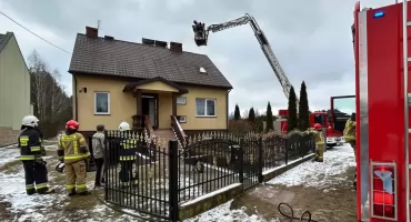 Pożar sadzy w kominie