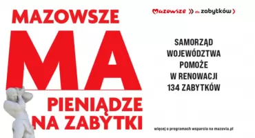 Sejmik Mazowsza pomoże odnowić zabytki