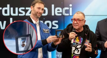 Sławosz Uznański-Wiśniewski powrócił dziś z kosmosu, a wraz z nim serduszko WOŚP!