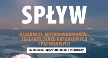 Wakacyjny spływ kajakowy – zaproszenie 