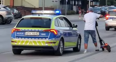 Kierował hulajnogą pod wpływem alkoholu