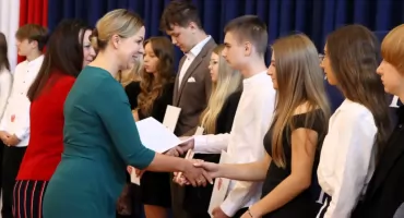 Wręczenie stypendiów Starosty Pułtuskiego