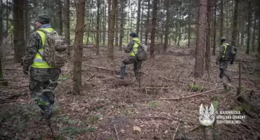 Akcja poszukiwawcza u sąsiadów w Różanie