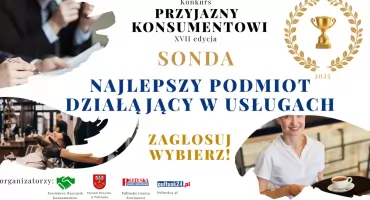 Wybierzecie NAJLEPSZY PODMIOT DZIAŁAJĄCY W USŁUGACH w całym powiecie!