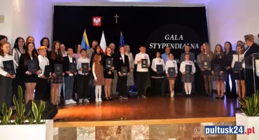 Rozwijajcie talenty, nie bójcie się marzyć - Gala Stypendialna uczniów z gminy Pułtusk