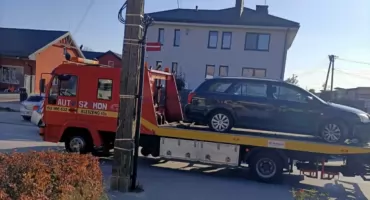 Słychać było tylko trzask! Policja na ul. Mickiewicza! 