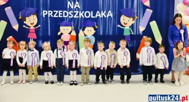 Fioletowi uroczyście Pasowani na Przedszkolaków w PM nr 5 w Pułtusku