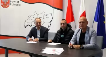 Podpisanie umów na dwie inwestycje drogowe w Powiecie Pułtuskim