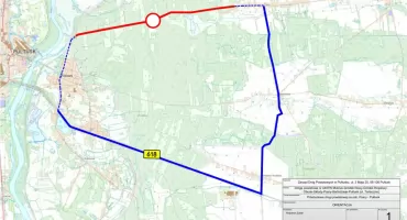 UWAGA! Od wtorku droga powiatowa w przebudowie!