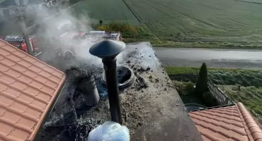 Pożar kontenera mieszkalnego, sadzy w kominie, sarna uwięziona w studzience, fałszywy alarm i inne zdarzenia z tygodnia pracy strażaków 